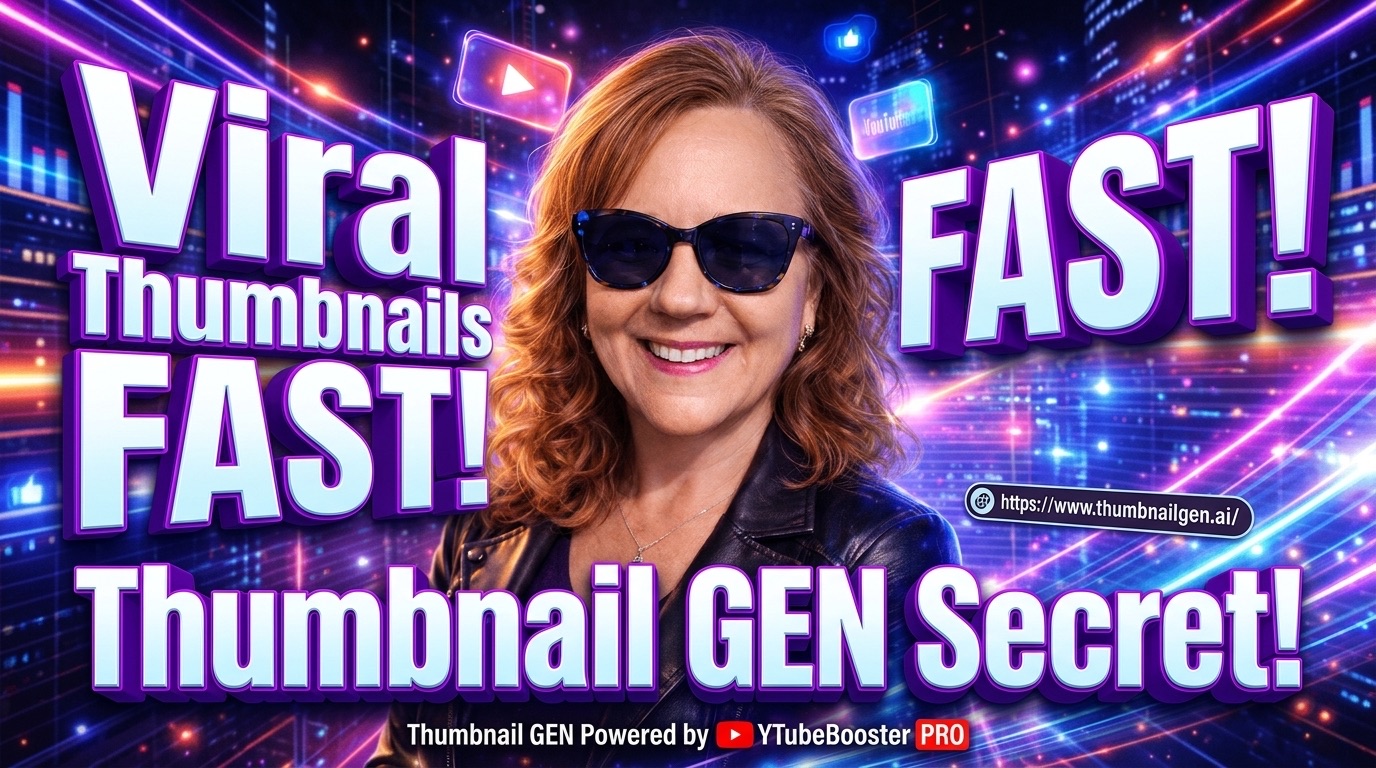 AI-generated tech documentary YouTube thumbnail with bold title